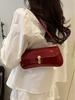 1pc Luxury Party Dedicated Vintage Faux Oiled Leather Bag For Women,Shoulder Crossbody Style For Dates Banquets,Great Holiday And Valentine's Day Gift