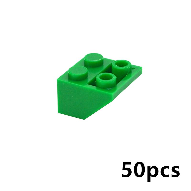 50 Stück Zubehör Dicke Steine 3660 Dachziegel 2x2 45° Dach Umgekehrte Neigung Hausfassade Bausteine Pädagogisches Zusammenbauen Kinderspielzeug