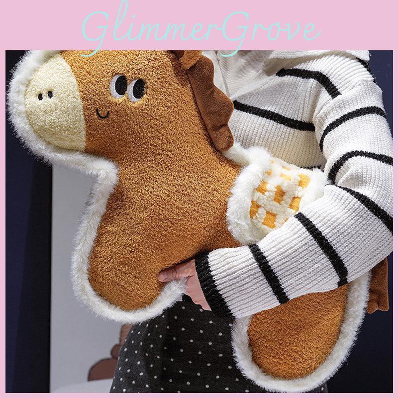 Horse Plush Toy With Pp Cotton Filling For Corporate Yearend Gifting And Lucky Draw Events