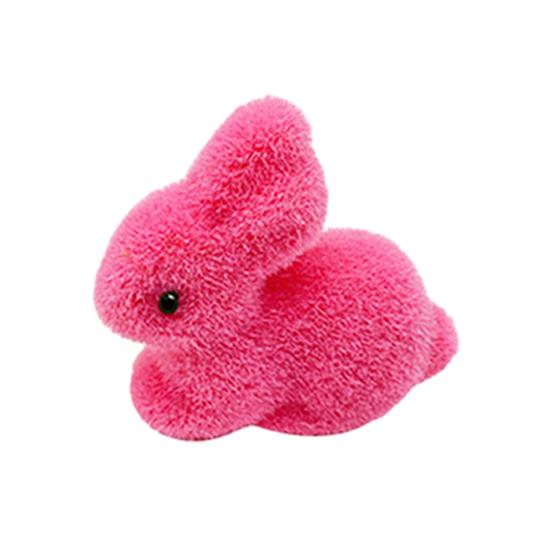 Easter Rabbit Ornament Eye-catching Colorful Foam Bunny Ornament for Indoor Outdoor Holiday Decoration