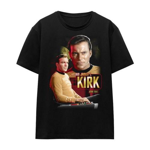 Star Trek Unisex Dospělé tričko Kapitán Kirk