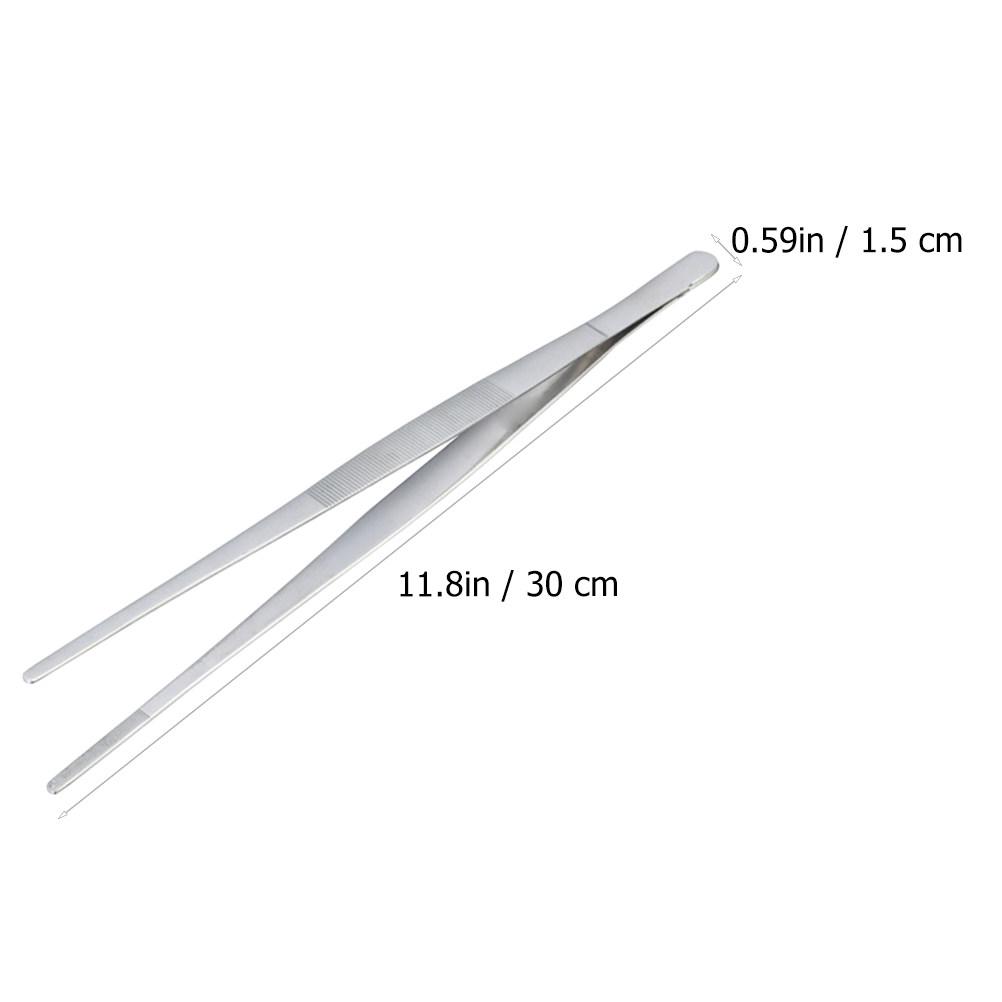 1Pcs Food Tong Stainless Steel Heat Resistant Cooking Tongs for Steak Bread Salad Noodles Serving Kitchen Gadget Bbq Supply