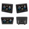 Weather Forecast Station Clock RF Indoor Outdoor Color Screen Clock with RF Transmitter Digital Temperature and