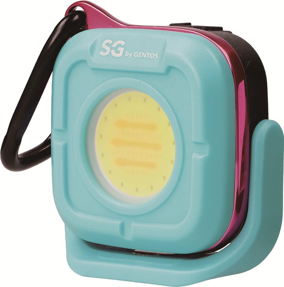 GENTOS LED Work Light, USB Rechargeable, 350 Lumens, 3 Hours of Use, Splash-Proof, Requires Dedicated Rechargeable Battery, SG by GENTOS SGWL-03R