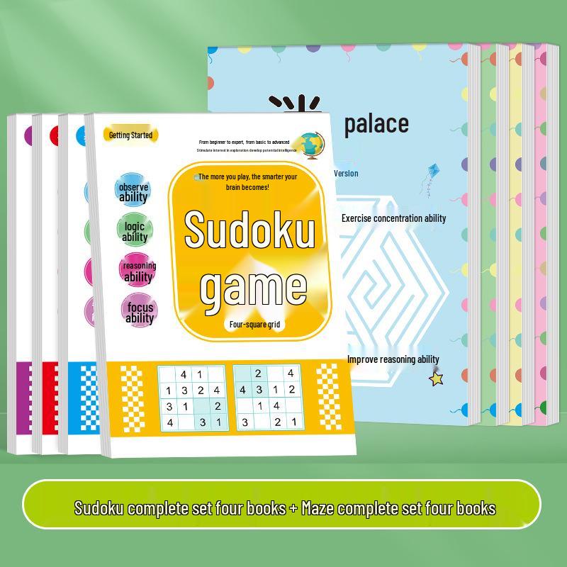 Beginner Sudoku Puzzle Book for Kids: 4x6 Grid Educational Toy for Math and Logic Skills