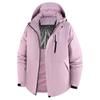 Unisex Fleece-Lined Graphene Quilted Jacket: Windproof, Waterproof, Cold Protection for Autumn/Winter Mountaineering