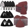 130-Piece Sandpaper & Saw Blade Set for Woodworking & Metal Polishing