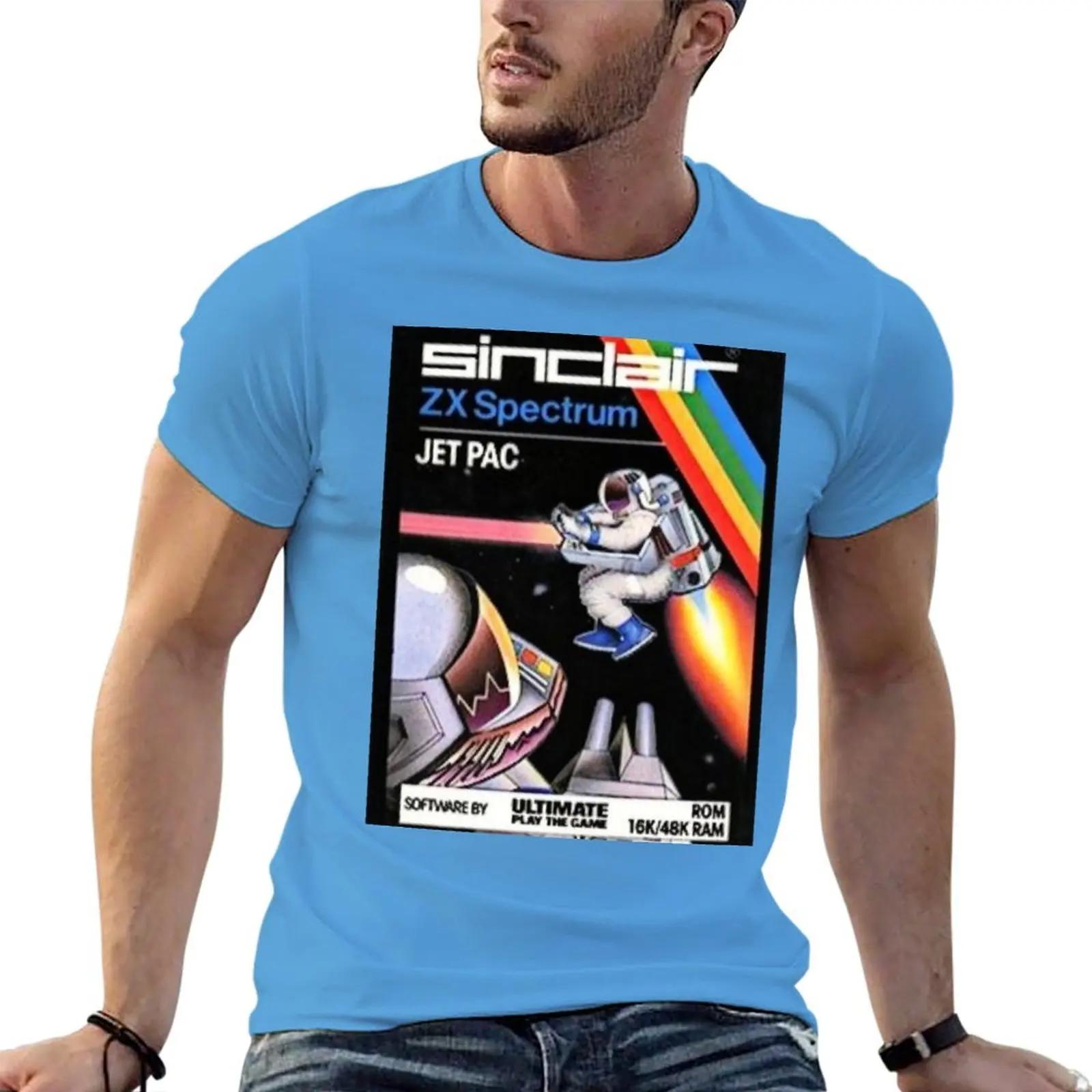 Футболка ZX Spectrum Jet Pac хиппи одежда аниме футболка мужская футболка S
