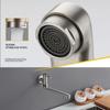 Lengthened Outlet Kitchen Faucet Non-slip Handle Stainless Steel Sink Tap  Bathroom Use
