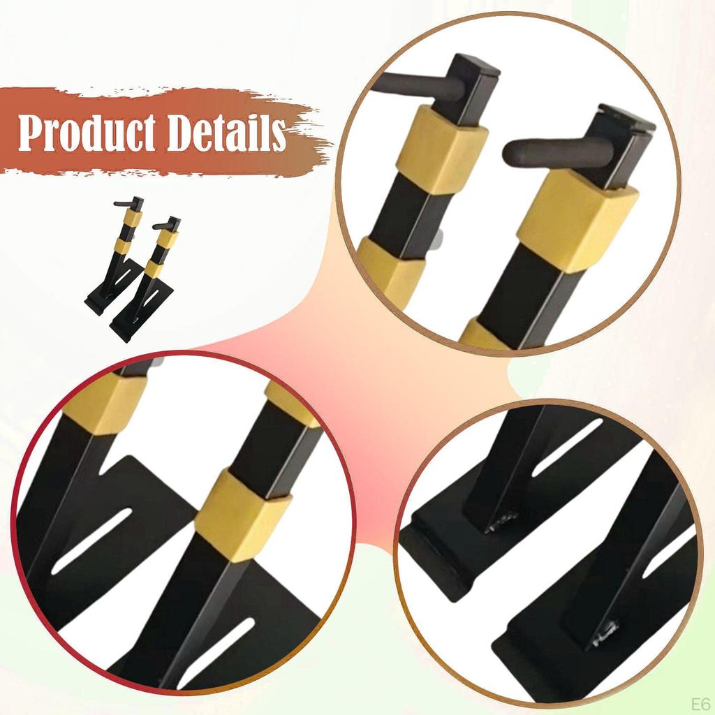 Electronic Keyboard Stand Bracket Display Rack Adjustable Easy Installation Metal Telescopic Arms