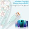Super Fast Charging Cable Data Sync Line 120W Power Cord Male USB To Male USB 5Pin/USB C Connector Wire Line 100cm