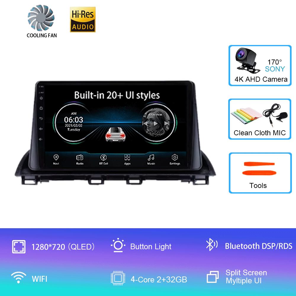 

Android 14 Video Player Car Radio For Mazda 3 Axela 2013 - 2018 Multimedia Stereo Autoradio Carplay GPS Navigation 5G WIFI DSP CHINA