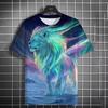 Animal Men's T-shirt 3d Tiger Print Men's Tops Casual Short Sleeve Simple T-shirt Summer Round Neck T-shirt Men's Ultra Clothing