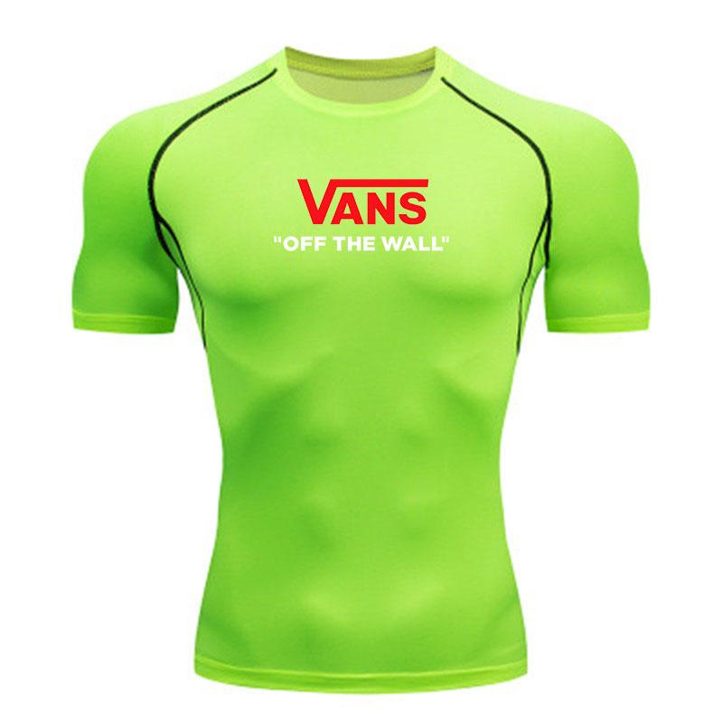 Men's Quick Dry Compression Workout T Shirt Breathable Elast