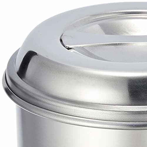 Oya Metal Oya Seisakusho Kitchen Pot with Measuring Cup, 8cm, Molybdenum Stainless Steel, Made In Japan, AKT13008