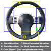 For Infiniti FX FX35 FX45 For Nissan 350Z Hand Sewing Car Steering Wheel Cover