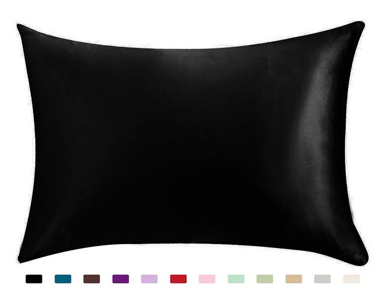 50*66cm Satin Single Pillowcase Zipper Pillowcase