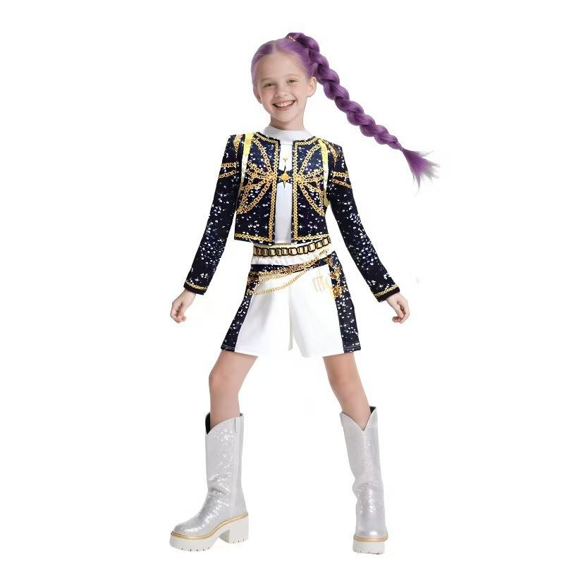 K-POP witch hunter cosplay costume for children's Korean Wave superstars Rumi, Mira, Zoe cosplay costume