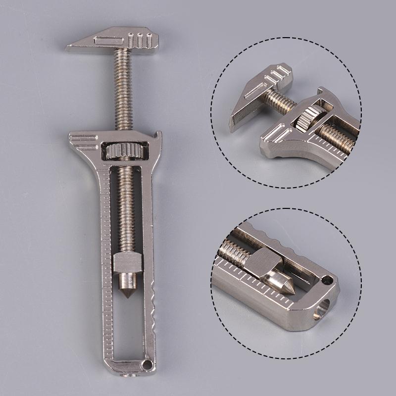 1pc Mini Wrench Pocket Portable Multitool Tools For Outdoor Camping Compact Titanium Alloy Bottle Opener