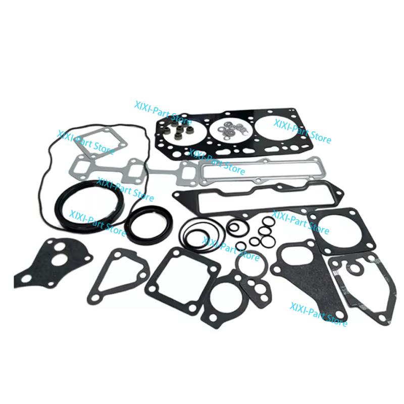 3TNV88 Full Gasket Kit Set For Yanmar Engine Piston Ring Cylinde Head Gasket Overhaul Rebuild Kit