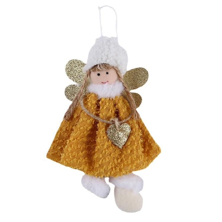 Christmas Plush Angel for Doll Tree Garland Christmas Decorations Party Hanging