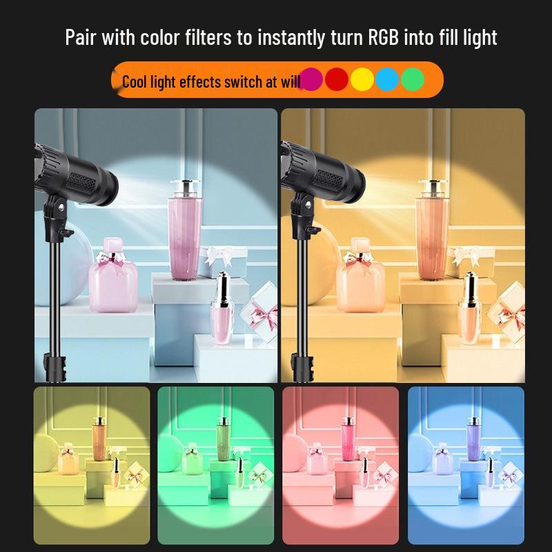 Reflector și iluminare de fundal pentru ambianță de fundal în direct