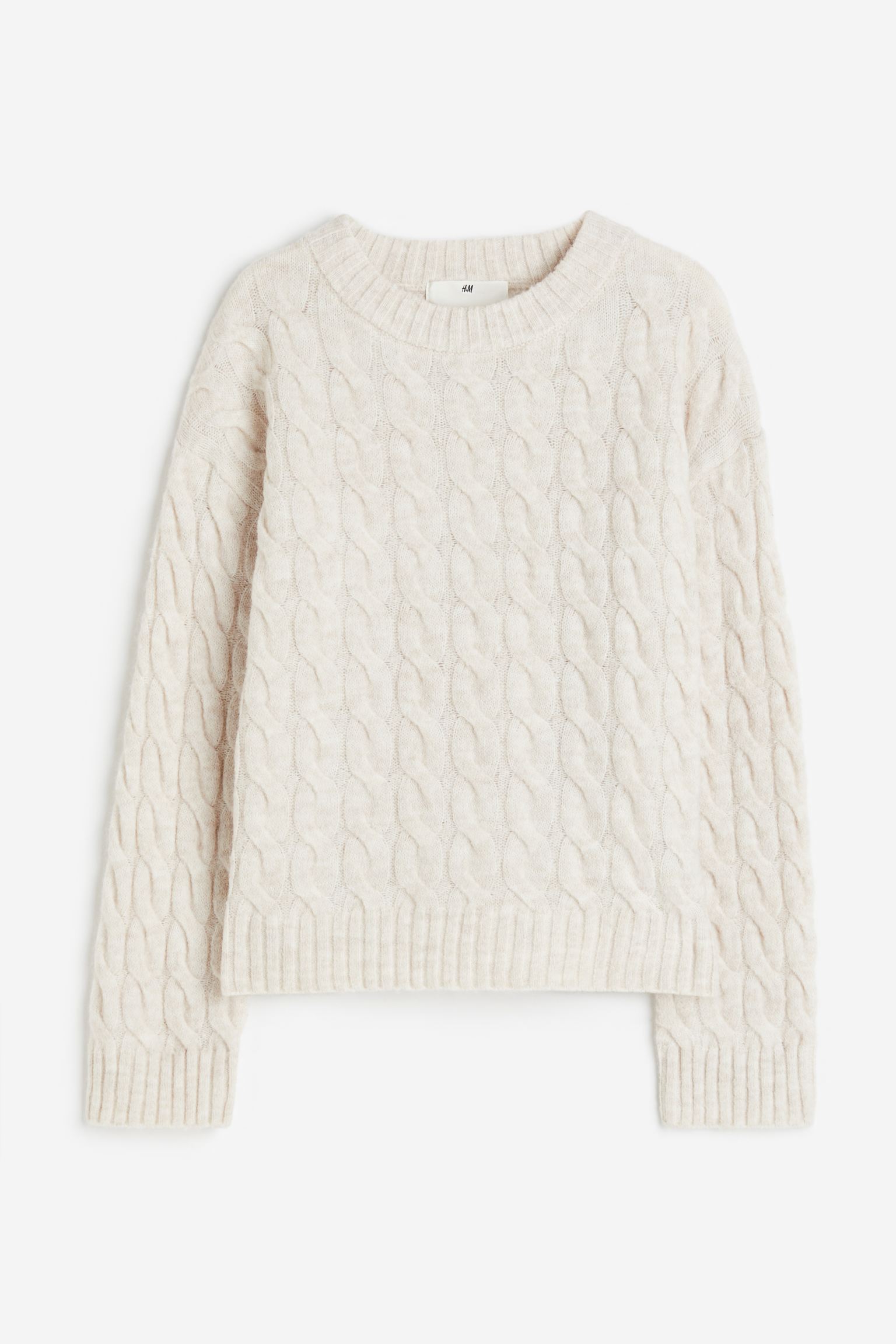 

Джемпер косой вязки