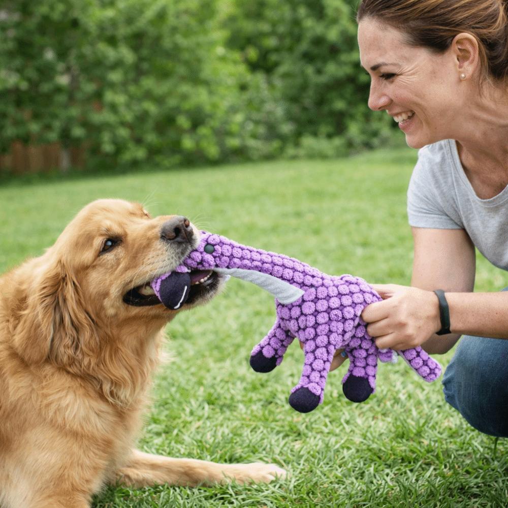 Dinosaur Shape Dog Chew Toys Bite-Resistant Puppy Molar Toy Teeth Grinding Toy  Training Supplies