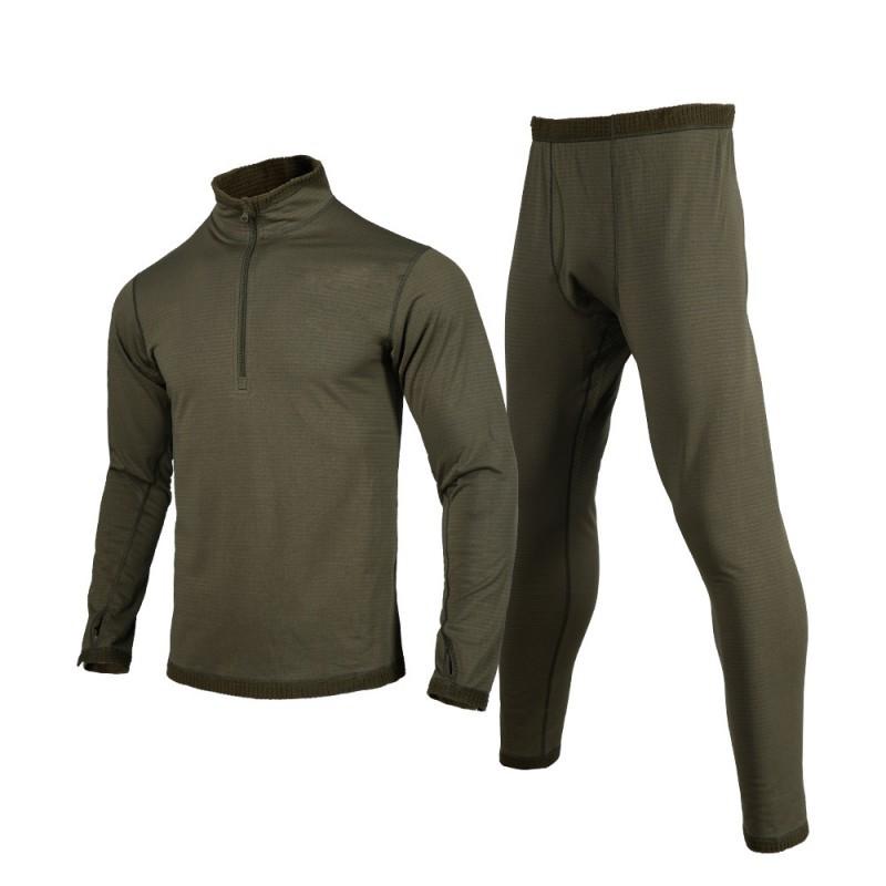 Fleur Pants L2 Half-zipper Stand-collar Sweatshirt Suit Long-sleeved Men s Breathable Warm Base T-shirt S