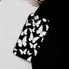 Art Butterfly For IPhone 15 16 14 Plus 13 12 11 17 Pro Max 17 Air Black Soft Phone Cover