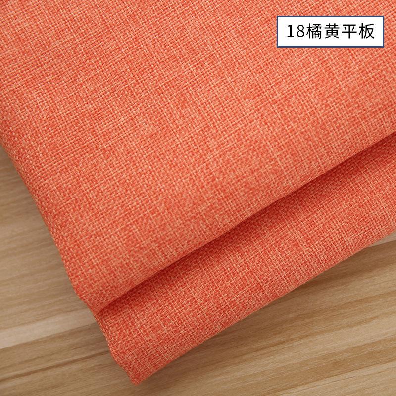 145x50cm Solid Color Coarse Flax Linen Fabric For Tablecloth Pillows Sofas Fabric Decorative Cloth Handmade DIY Cloth TJ21705