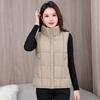New Winter Cotton Vest Short Versatile Cotton Horse Stand Collar Fashionable Loose Fashionable Cotton Vest Women's Jacket