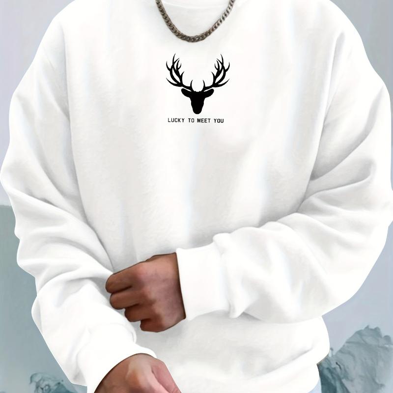 

Unisex Oversized Crew Neck Sweatshirt, Loose Fit Soft Pullover, Solid Color for Daily Travel XXL чорний