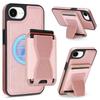 Case for iPhone 17e - TPU+Leather/PU, Pink, MagSafe