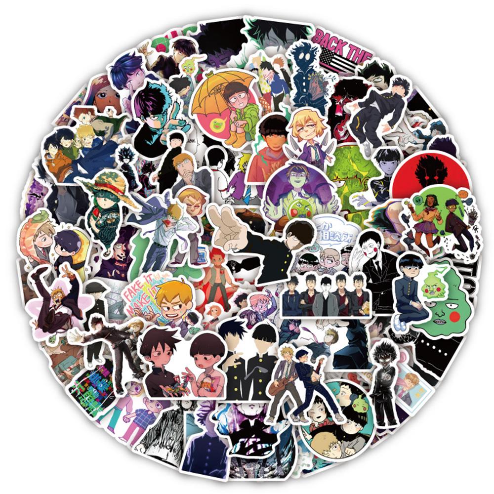 10/30/50/100pcs Classic Anime Mob Psycho 100 Stickers Funny Cartoon Decal Decoration DIY Diary Notebook Luggage Cool Sticker Toy