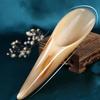 1 Stk. Natürliches Büffelhorn Kein Stress Guasha Massage Werkzeug Akupunktur Spa Therapie Gua Sha Massagegerät Schabebrett