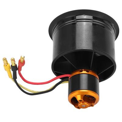 QXMotor 50mm EDF 12lopatkový dmychadlo s QF26114600KV 34S střídavým motorem pro RC letadlo