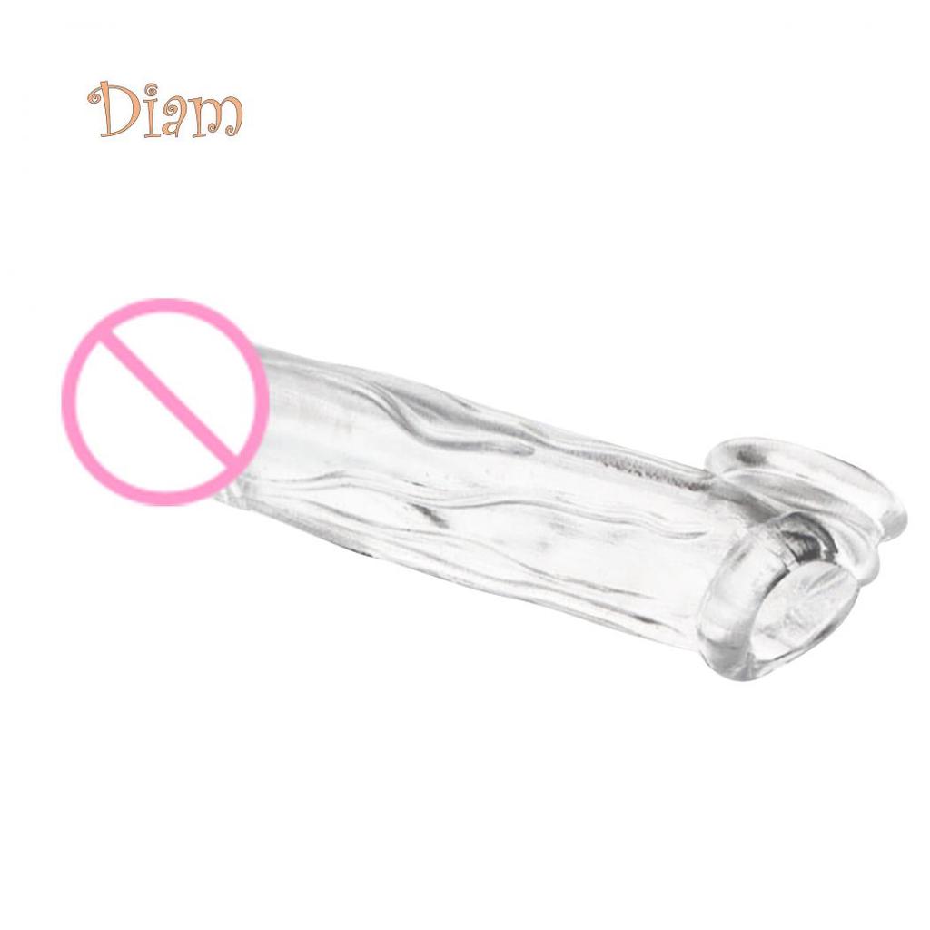 Lollipops Adult Male Penis Ejaculation Delay Extension Sleeve Condom Cock Extender Sex Toy
