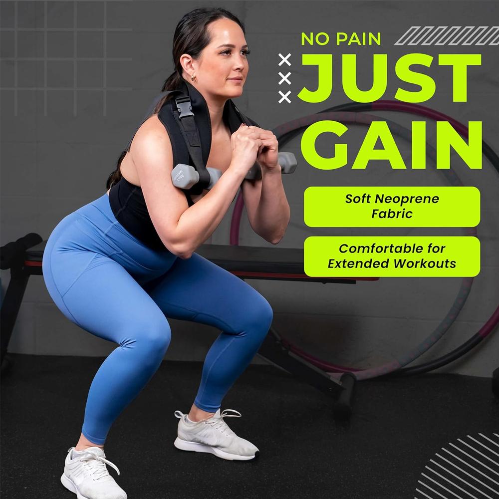 1Pc Waist Support Exercise Hip Thrust Belt - Dumbbell Hip Thrust Belt, Thicken & Widen, Comfortable For Dumbbells, Kettlebells