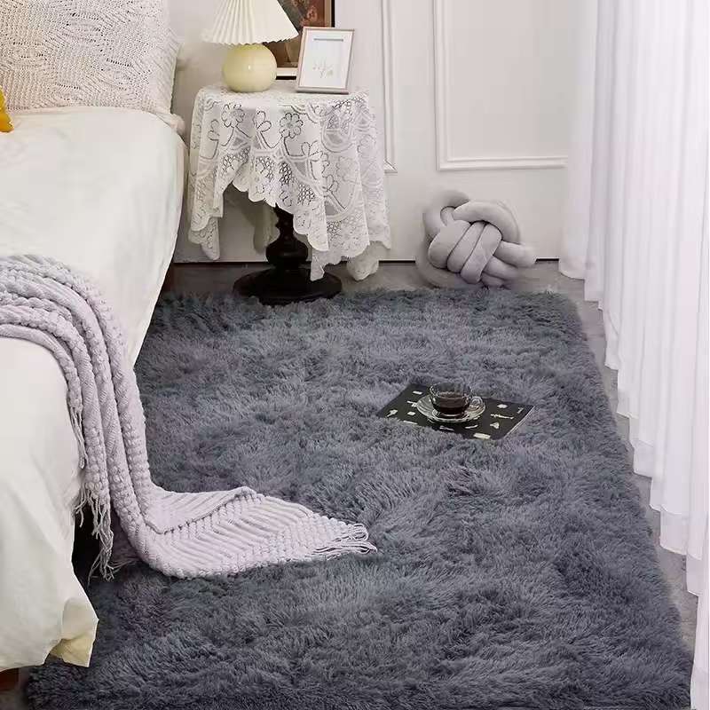 Tie-Dye Living Room Carpet Luxurious Fluffy Area Rug Soft Plush Polyester Carpet Home Decor Sofa Table Floor Mat