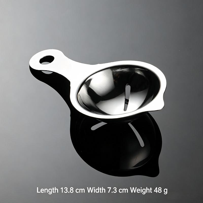Stainless Steel Egg Separator Food Grade Material Easy Hanging Design Perfect For Home Baking Kitchen Cooking