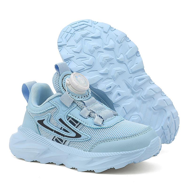 Jinjiang Children's White Sneakers Summer Mesh Shoes Mesh Breathable Elementary School Boys Little White Shoes Middle School Older Children Running