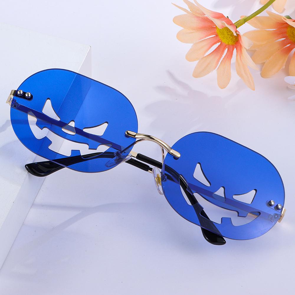 Halloween Decorations Funny Cutout Halloween Party Glasses Sunglasses for Women Men Pumpkin Glasses
