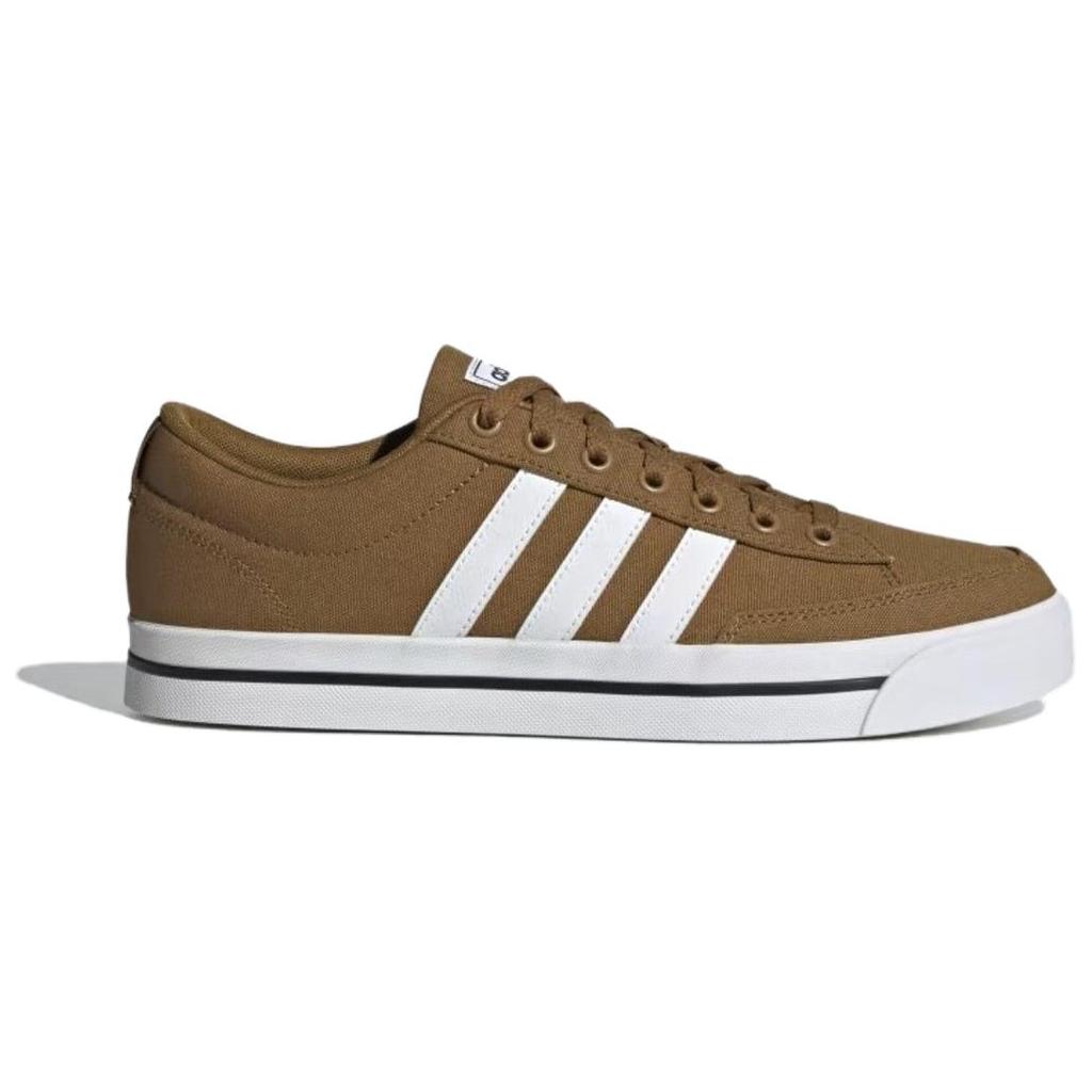 Adidas Retrovulc Comfortable Versatile Slip-Resistant Durable Low-Top Skate Shoes Men Sneakers Brown HQ1695