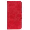 Leather Wallet Case for Oppo A54 5G/A74 5G/A93 5G, Red