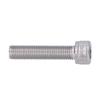 4PCS Fine Pitch 1.25mm Socket Cap Screw Bright Finish Allen Head Bolt  For DIY Jobs