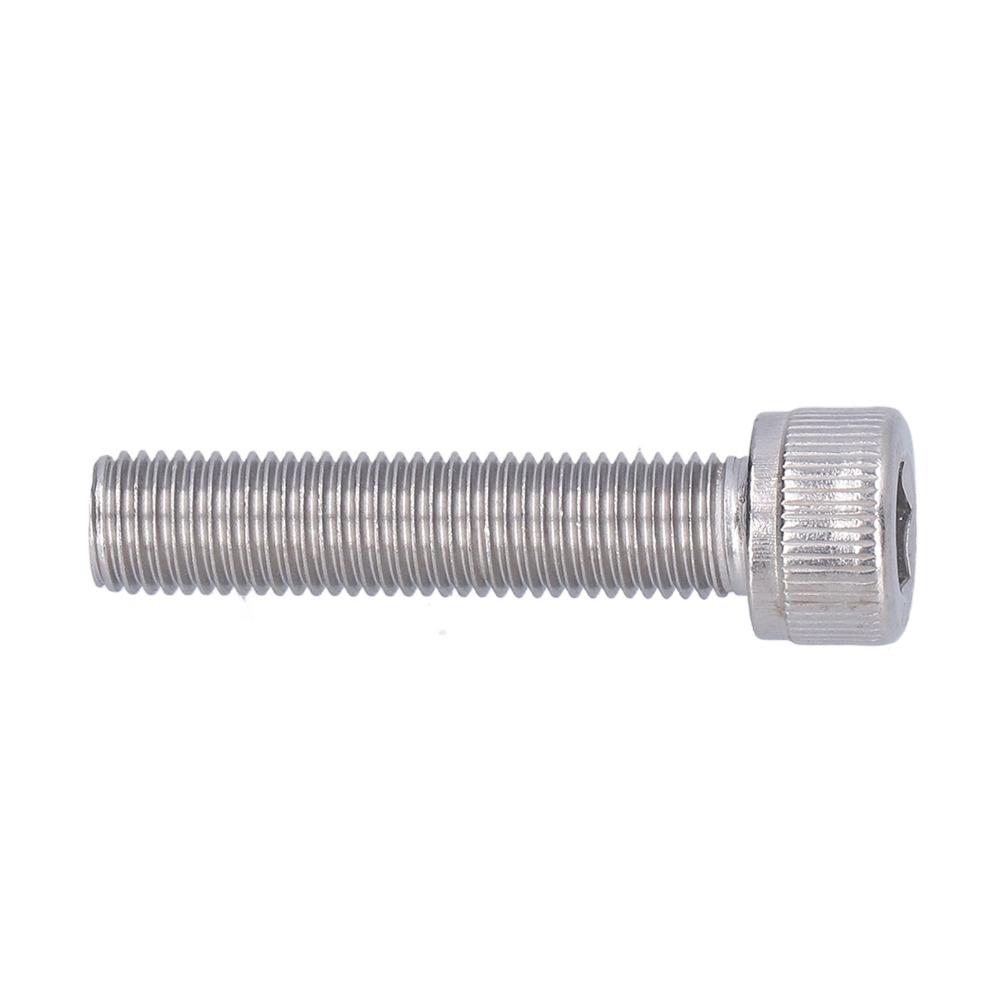 4PCS Fine Pitch 1.25mm Socket Cap Screw Bright Finish Allen Head Bolt For DIY Jobs