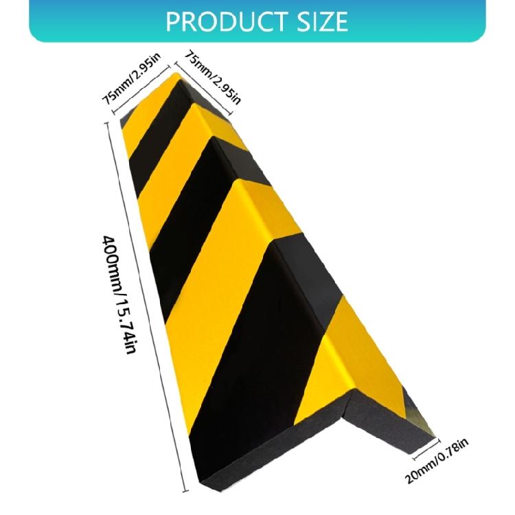 Ochraniacz na zderzak pojazdu Piankowy zderzak Anti Scratch z kolorami ostrzegawczymi Pasuje do ciasnych garaży i miejsc publicznych