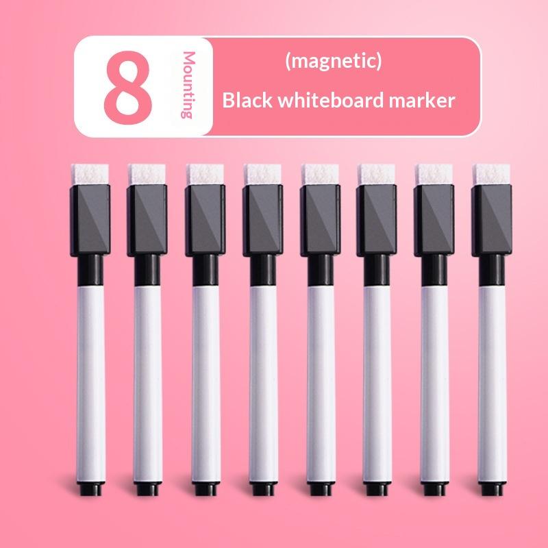 24Pcs Bottled Whiteboard Marker Pen With Brush Erasable Whiteboard Pen Children Erasable Stationery Convenient Storage
