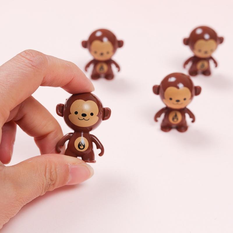 30Pcs Cute Mini Monkey Dolls Tumbler Toys For Kids Birthday Party Favors Baby Shower Giveaways Gifts Pinata Fillers Goodie Bag